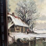 Painting "Winter landscape".