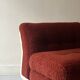 Chauffeuse amanta Bellini en bouclette brique, C&B italia design 1970
