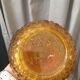 AMBER BOTTLE EMPOLI GENIE MADE IN ITALY SMALL BUBBLES