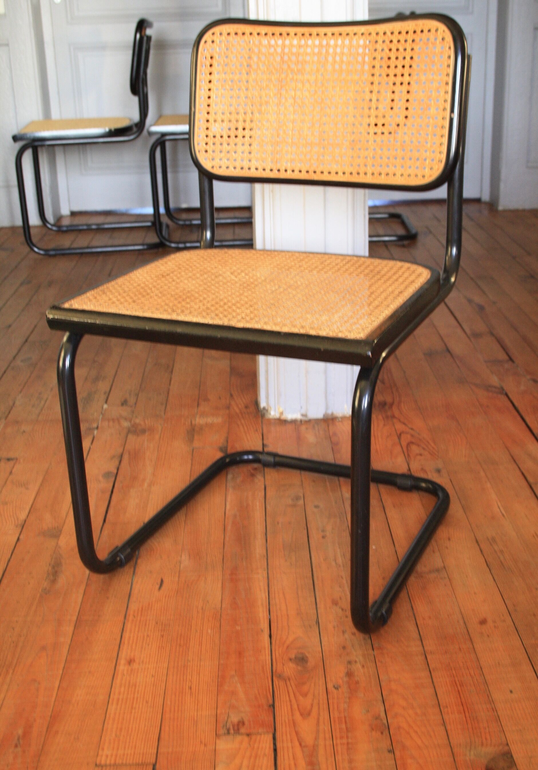 Cesca B32 chairs by Marcel Breuer