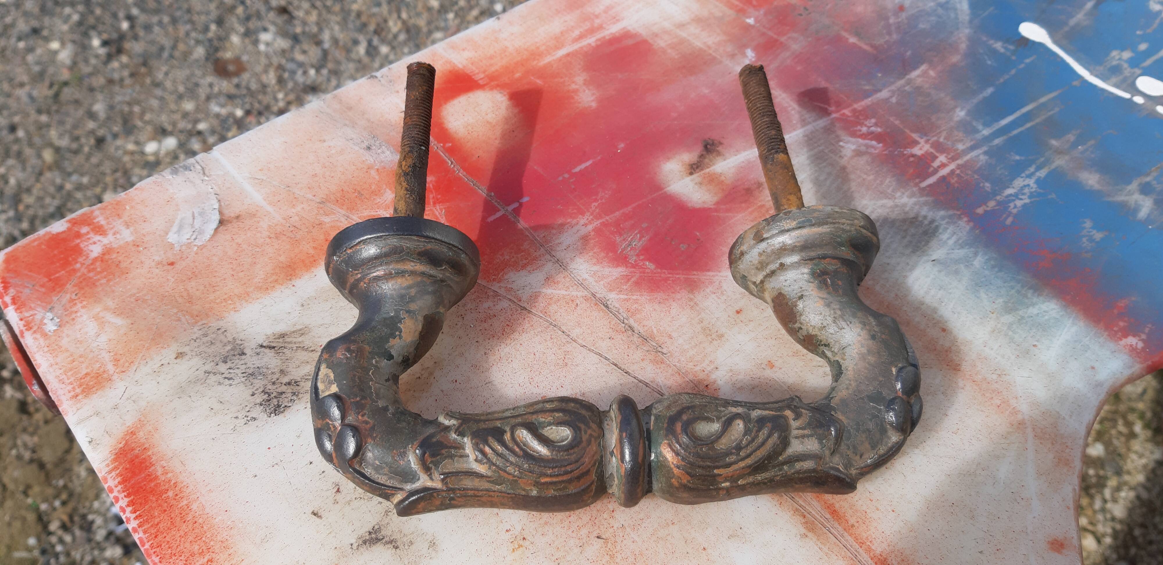 Cast iron door handle 1900