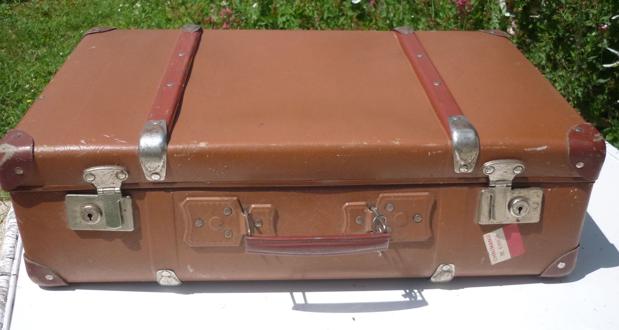 Old suitcase of 50-60 years