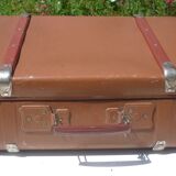 Old suitcase of 50-60 years