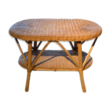 Rattan coffee table