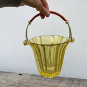 Seau à glace 1970 en verre