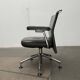Postmodern swivel chairs model AC2 in leather by Antonio Cittero for Vitra, 1990s, set of 4.