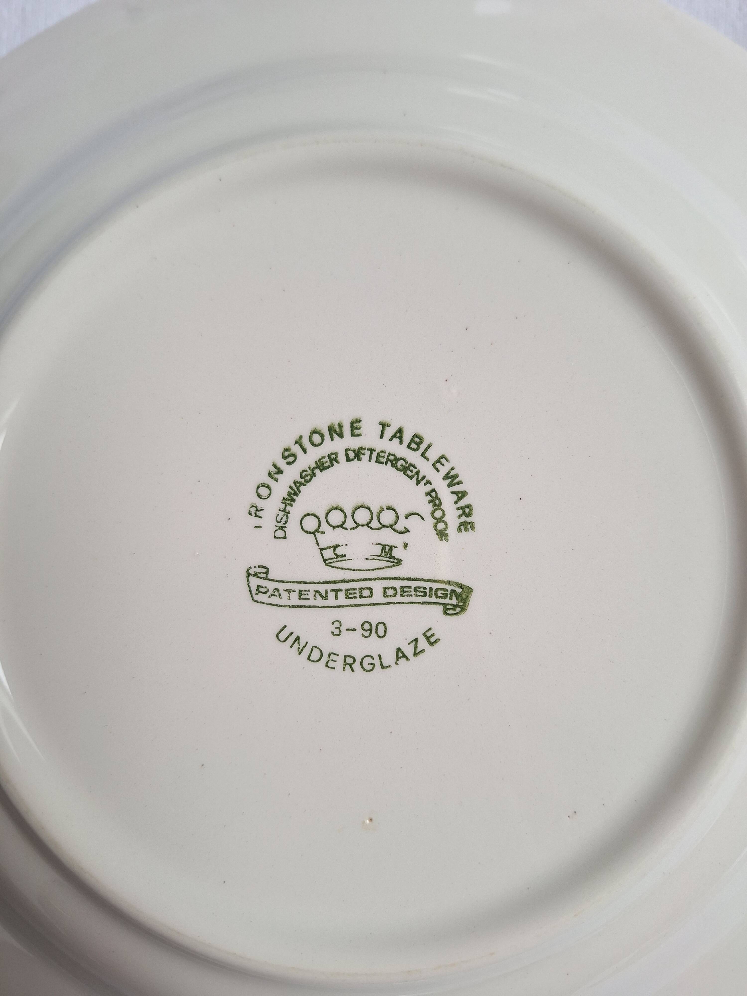 St Amand and Moulin des Loups soup plates