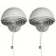 Pair Scandinavian wall sconces by Knud Christensen for ABO Randers, Denmark 1960s-1970s