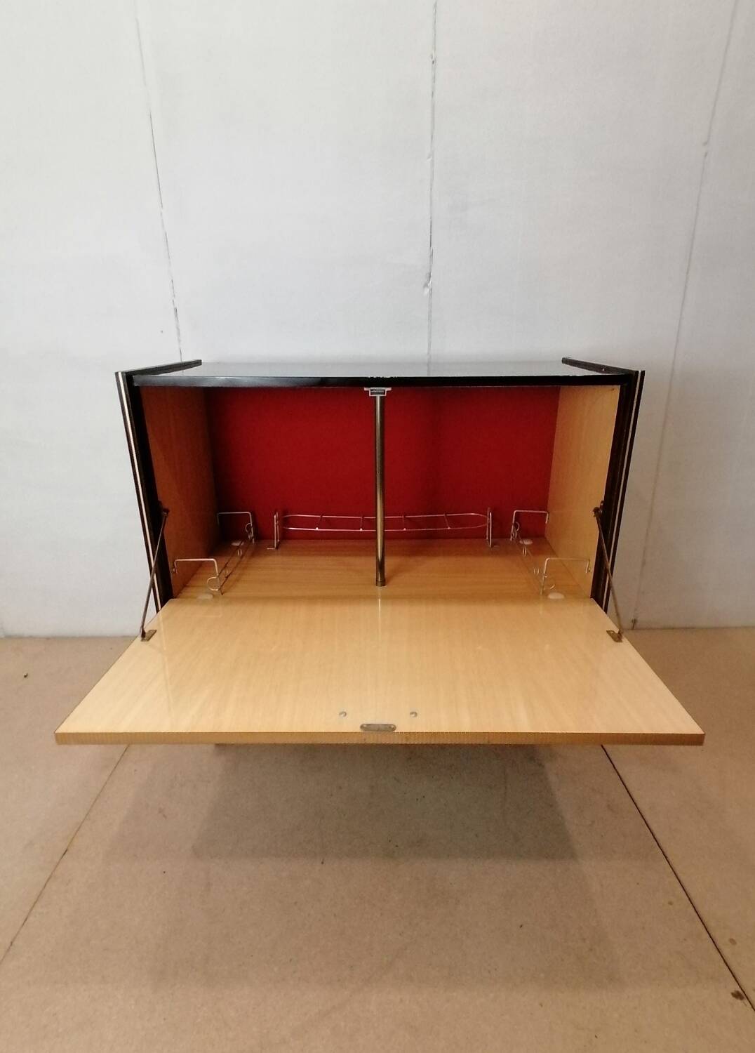 Bar cabinet on wheels circa 1950