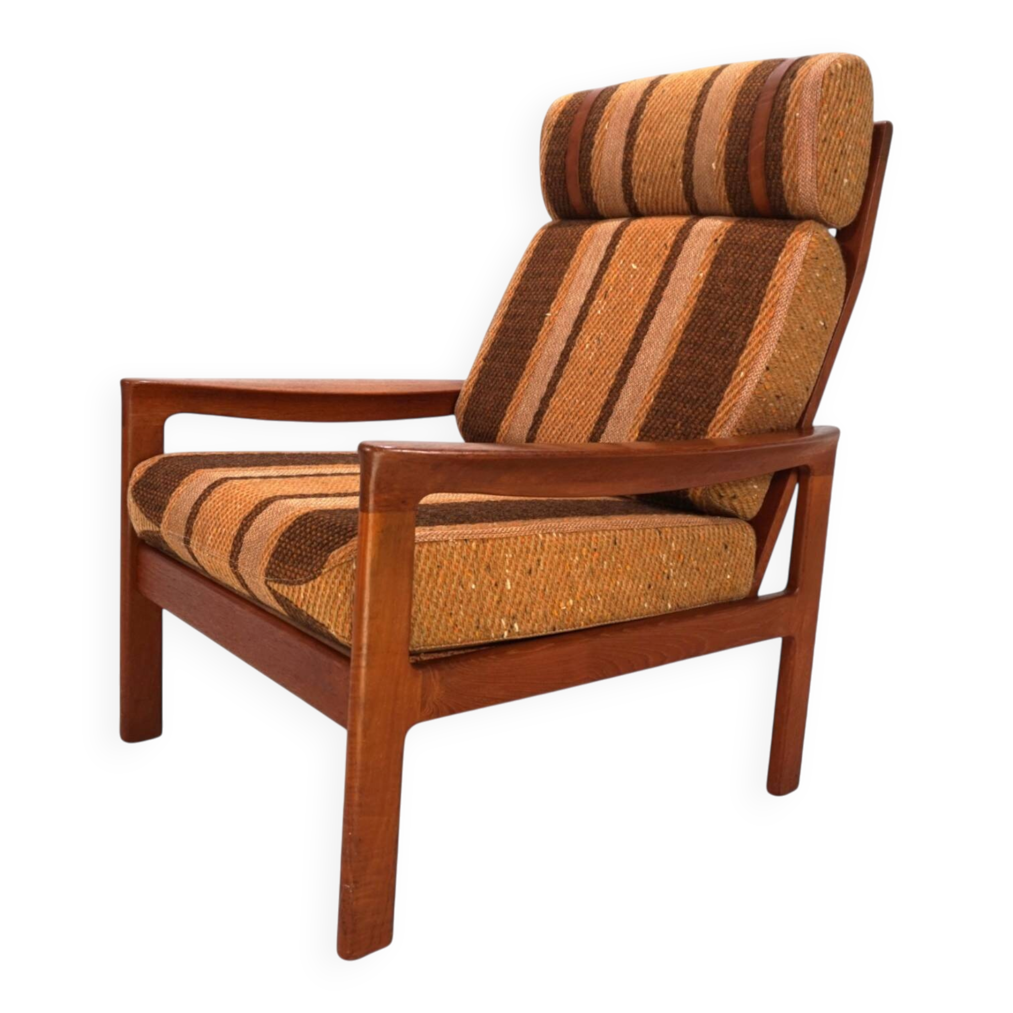 Arne Wahl Iversen Teak Lounge Chair for Komfort, 1960