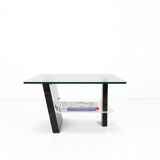 Italian marble and glass coffee table Ca.1970