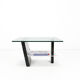 Italian marble and glass coffee table Ca.1970