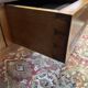 Louis XV style flat desk in blond mahogany