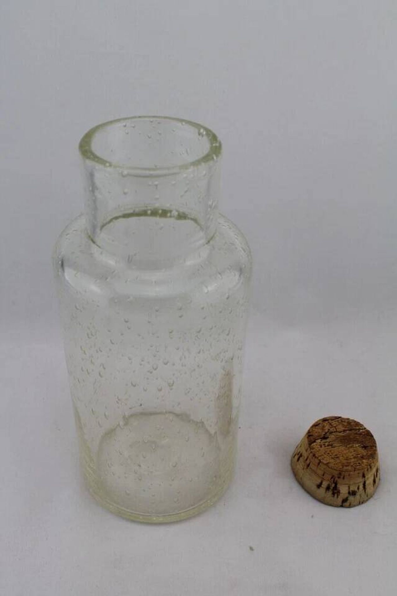 Bonbonnière verre bullé vintage