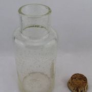 Bonbonnière verre bullé vintage