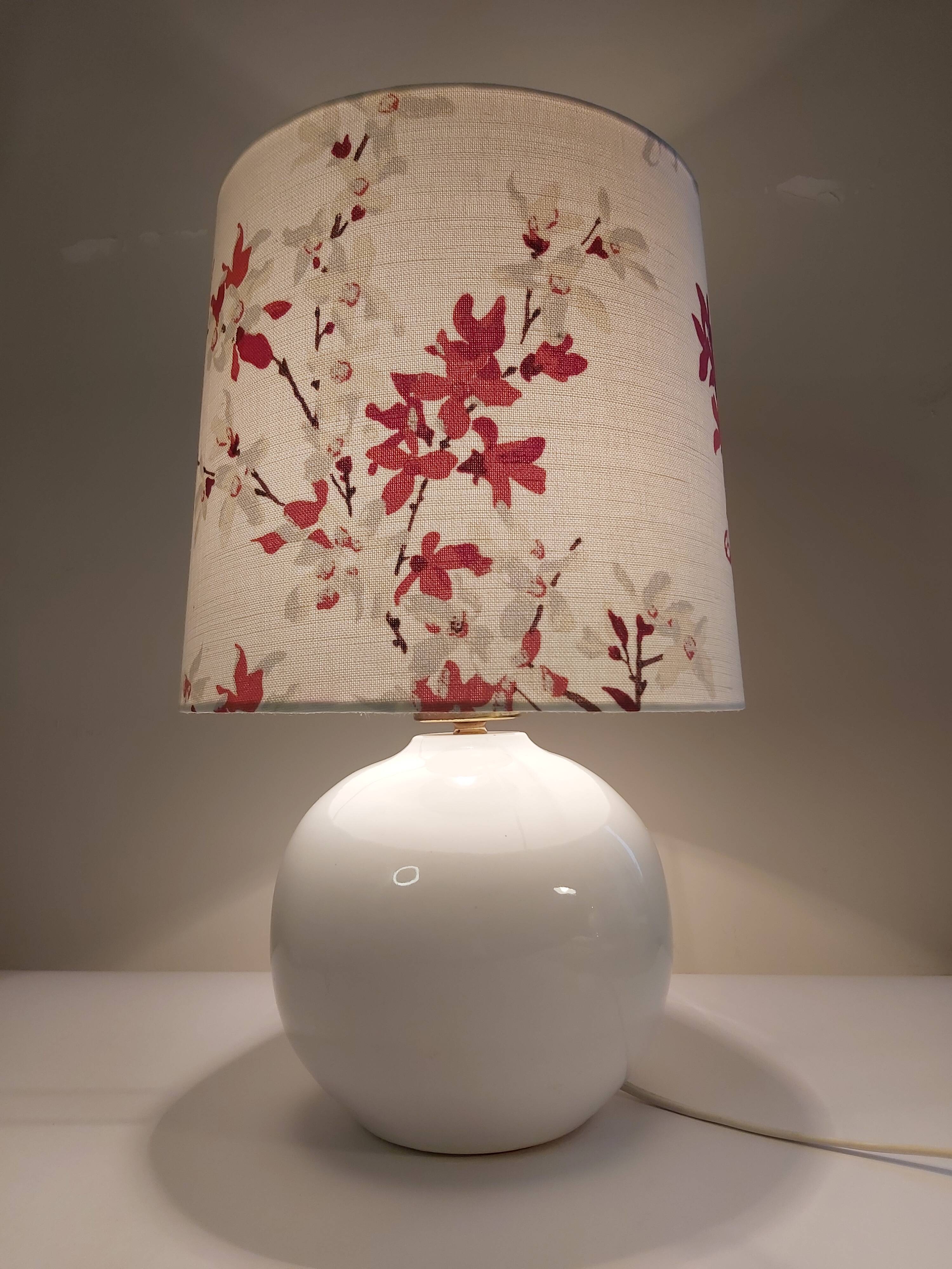 Ceramic table lamp, 1970s.