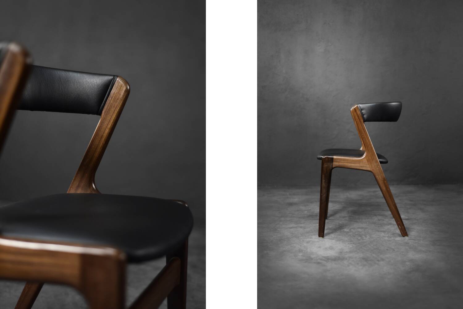 Mid-Century Danish Modern Teak Office Chair Model Fire by Kai Kristiansen