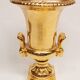 Medici-shaped vase in gilded Paris porcelain.