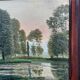 Tableau impressionniste, huile sur toile signée sonneville  + 4 cd neufs