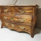 Louis XV Curved Malouine Chest of Drawers