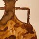 Watercolour and ink table vase Wabi Sabi collection Morocco