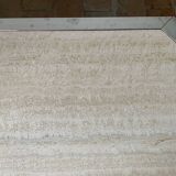 Coffee table and travertine