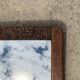 Miroir Art Deco ancien 38x36cm