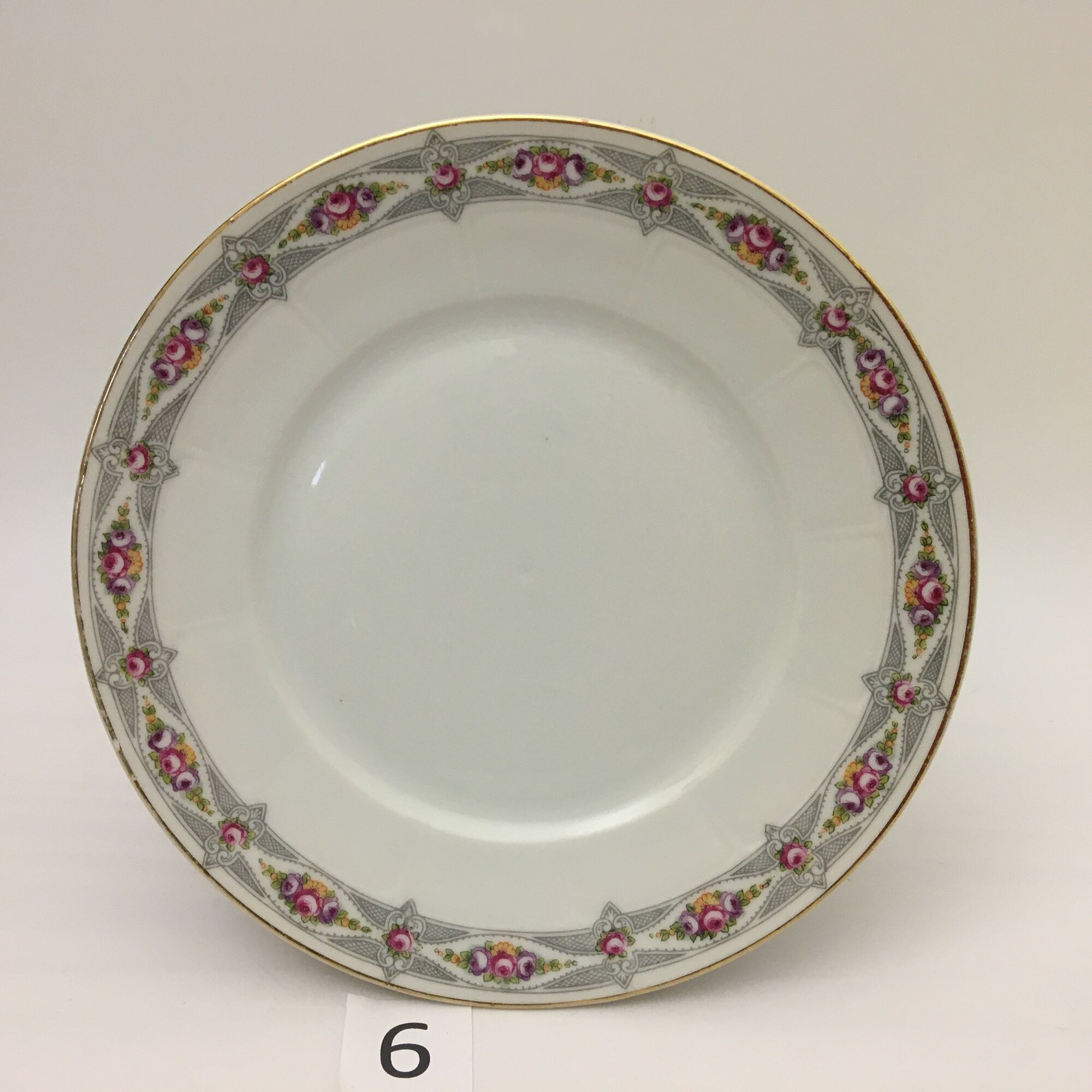 Set of 6 Dessert Plates "PAUL MULLER SELB"