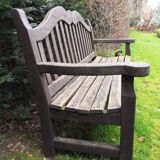 Wooden garden bench Ateliers Georges Mahot