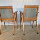 Pair scandinavian armchairs 60