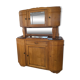 Solid wood and vintage marble