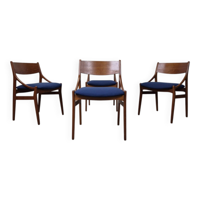 Chaises de salle à manger danoises vintage des années 1960 de Vestervig Eriksen