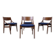 Vestervig Eriksen, vintage 1960s Danish dining chairs
