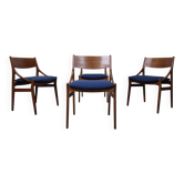 Chaises de salle à manger danoises vintage des années 1960 de Vestervig Eriksen