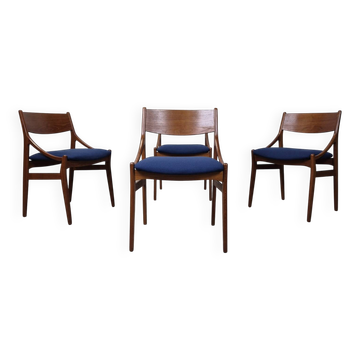Vintage Danish dining chairs from the 1960s by Vestervig Eriksen.