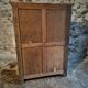 Armoire française ancienne en chêne et pin, fin XIXe siècle