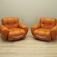 Ensemble de fauteuils orange, design Space Age, années 1960, production : Italie