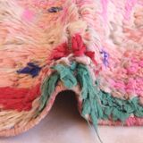 Pink Berber rug - 272 x 107 cm