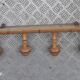 Antique wooden coat rack