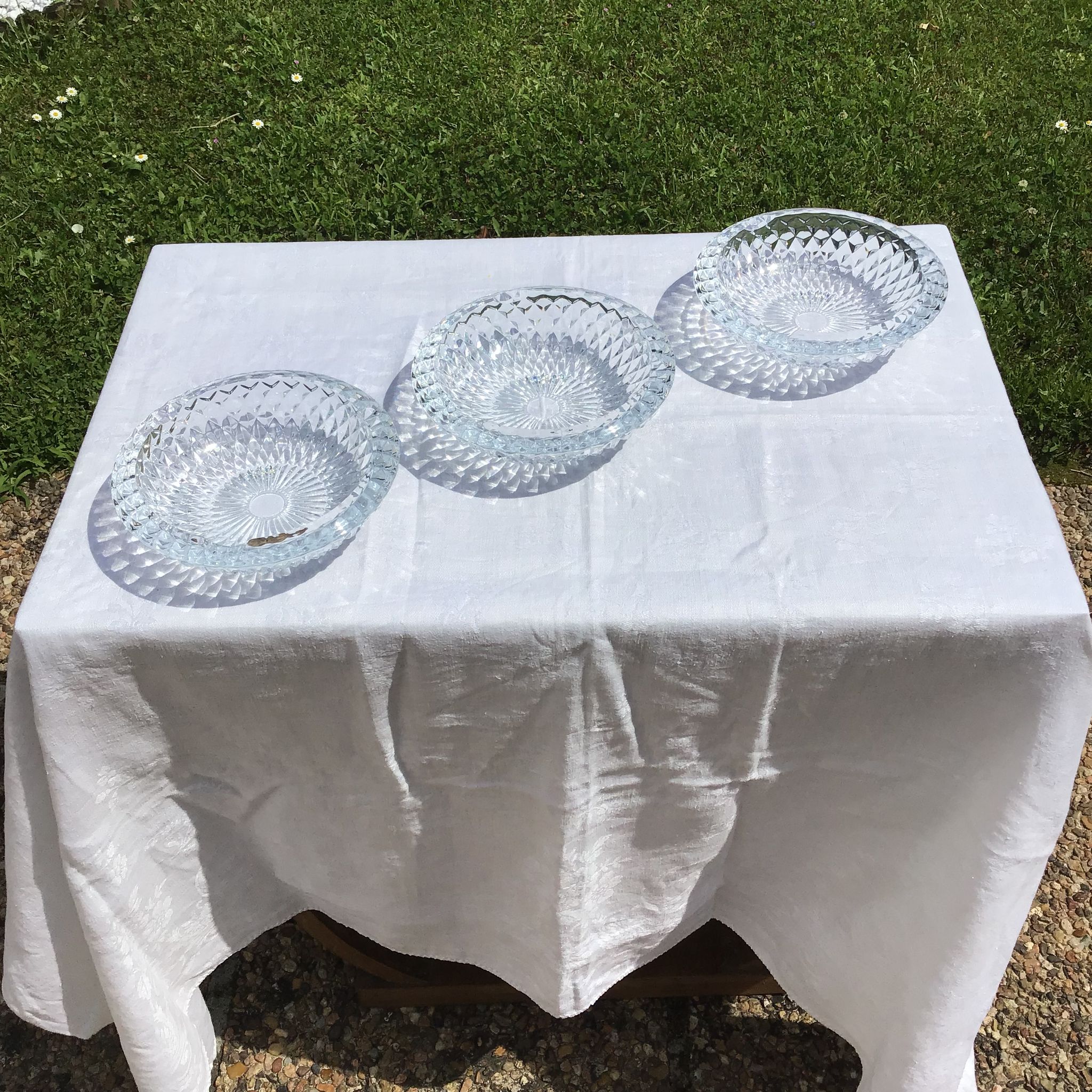 Crystal ashtrays