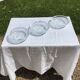 Crystal ashtrays