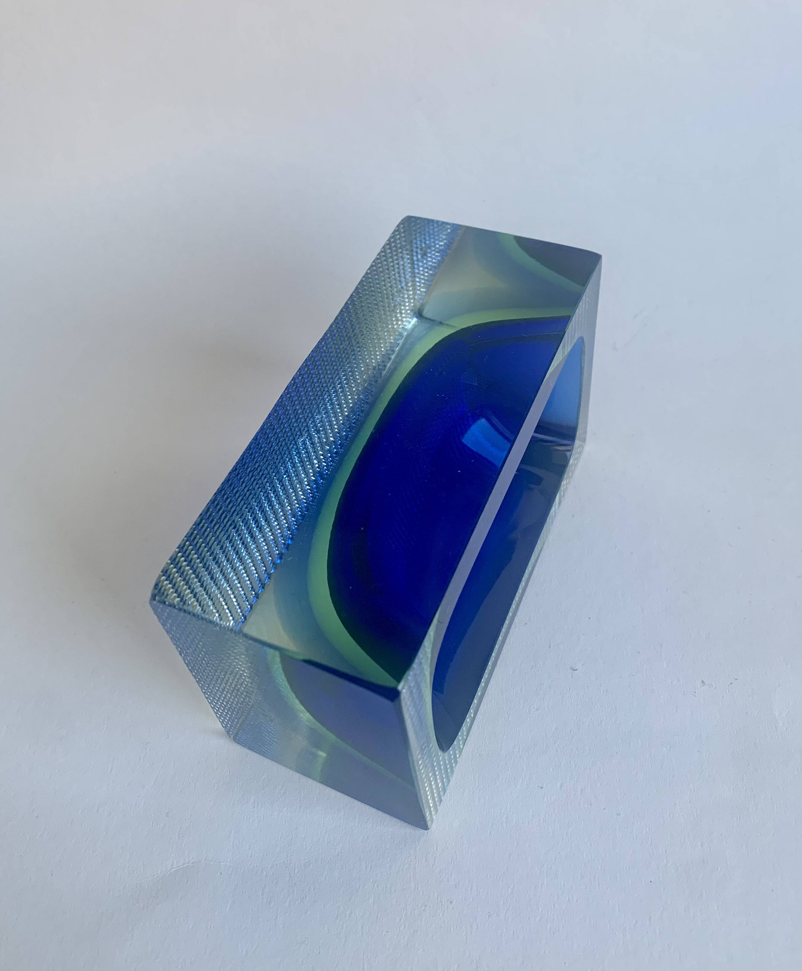 Murano Ashtray by Flavio Poli  1980s