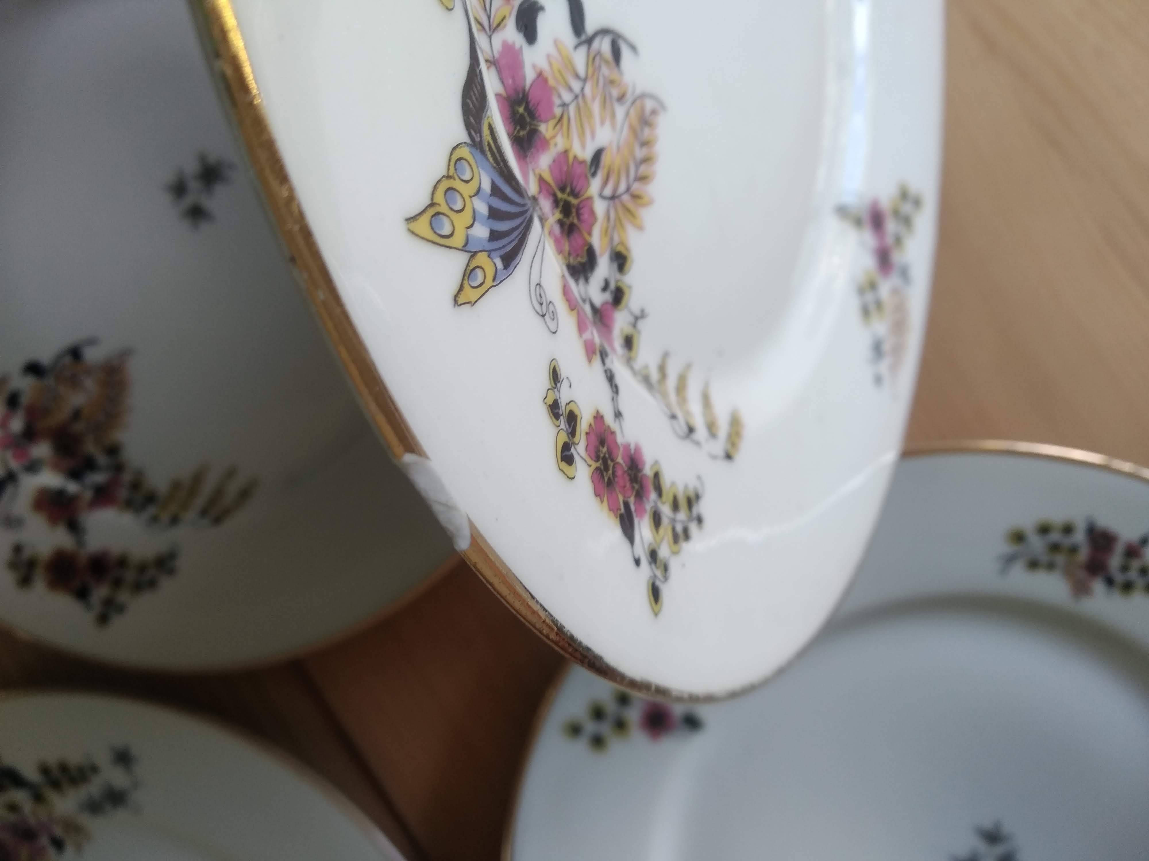 55-piece Limoges porcelain dinner service from the 1930s