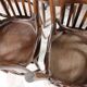lot de 6 chaises bistrot année 1960