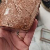 Vase en grès amande fossile
