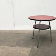 Mid-century German tubular steel table by Mauser Werke Waldeck.