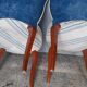 Pair of hairdresser chairs era art deco 1930
