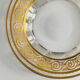 Baccarat Crystal Tray – Golden Frieze