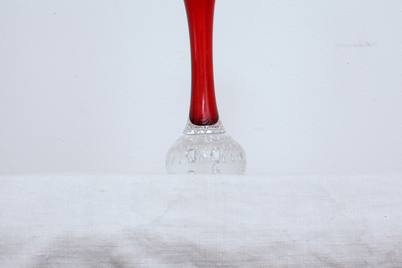 Scandinavian vase aseda red 1960