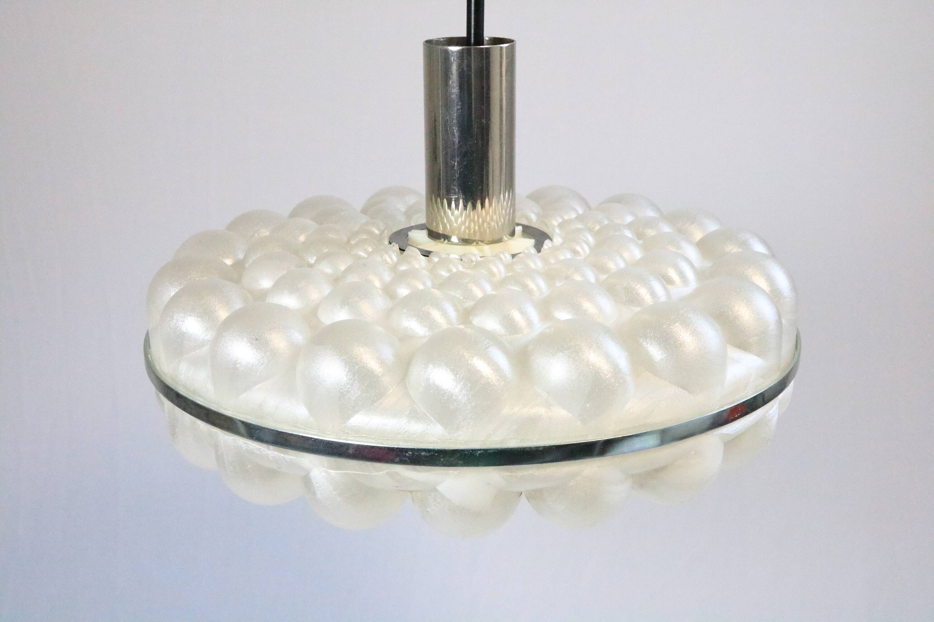 Extraordinary Vintage  Hanging Lamp, Big Bubbles, 1970s